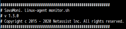 SavaMoni. 監視エージェントバージョン v1.3.0